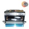 CUISINIERE MIDEA 5FEUX 90X60 INOX 90605G030 thumb 0