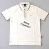 Boss polo homme vert foncé col zippé manches courtes thumb 3