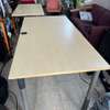 Bureau bois clair moderne grande surface thumb 1