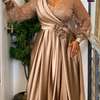 Robe soirée satin thumb 0