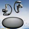 TWS Bluetooth écouteurs sport noir avec crochets thumb 2