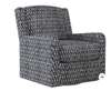 Fauteuil pivotant en tissu Easley thumb 1