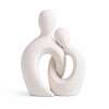Ensemble 2 vases céramique blanc cassé motif cœur thumb 3