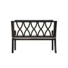 Banc de jardin avec structure en alu, avec coussin thumb 1