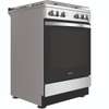 CUISINIERE INDESIT 4FEUX A GAZ 60X60 FOUR A GAZ GRIS thumb 3