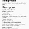 MIXEUR/BLENDER GRIS SMART TECHNOLOGY 1,5L thumb 1