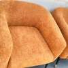 fauteuils modernes tissu bouclé camel thumb 1