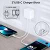 Chargeur iPhone avec dueu port type c original 50w thumb 5