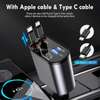 Chargeur de voiture rétractable 4 en 1, Charge rapide 66W thumb 1
