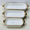 Lot de 3 plats a gratin  DORE thumb 1