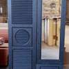 Armoire bois 2 portes miroir et tiroir thumb 2
