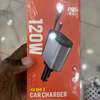 Chargeur voiture USB double port type-C avec affichage thumb 1