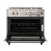 CUISINIERE 5FEUX TECNOLUX 80X60 A GAZ INOX TEC80 thumb 0