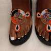 Chaussures Africaine perlé en cuir thumb 8
