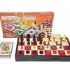 Ensemble de jeu 4 en 1, échecs, ludo, dame et cartes thumb 4