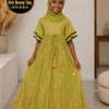 Robe coton inde avec foulard pour enfants thumb 1