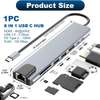 Adaptateur USB C vers HDMI, 8-en-1, Multiport thumb 14