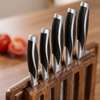 Set couteaux professionnels inox 5 pièces avec support bois thumb 0