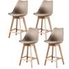 Lots de 4 tabourets style scandinave MALMÔ thumb 1