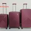 Ensemble 3 valises  bordeaux métallisé design thumb 0