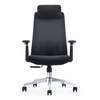 FAUTEUIL DOSSIER HAUT EN MAILLE 671AB NOIR thumb 1