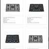 Cuisinière Plaque cuisson gaz 5 feux 75x45 cm thumb 0