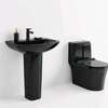 Ensemble toilette et lavabo blanc design moderne thumb 1