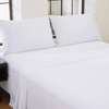 Drap blanche 100% coton avec 2 oreillers thumb 1