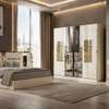 CHAMBRE A COUCHER ARMOIRE 6BATTANTS 5PIECES BEIGE LUCIE thumb 0