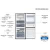 REFRIGERATEUR HAIER COMBINE 3TIROIRS NOIR HRFIVB298VN thumb 4