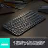 Logitech Clavier Compact Sans Fil AZERTY Gris thumb 2