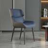 Chaise simili cuir  design moderne métal noir thumb 1