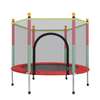 Trampoline 140 cm rouge et noir avec filet sécurité thumb 4