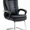 Chaises visiteur métal chromé confort bureau design thumb 4