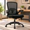 Chaise bureau ergonomique noir réglable thumb 2