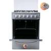 CUISINIERE ASTECH 4FEUX 60X60 A GAZ AVEC FOUR A GAZ INOX MIS thumb 2
