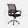 Chaise de bureau ergonomique réglable dossier maille thumb 0