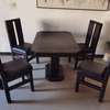 TABLE RECTANGLE BOIS MASSIF - x4 CHAISES thumb 1