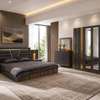CHAMBRE A COUCHER ARMOIRE 6BATTANTS 5PIECES GRIS DORE ALICE thumb 1