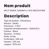 DESKA DES-VT14 climatiseur mural split blanc télécommande thumb 1