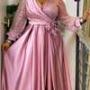 Robe soirée satin thumb 3