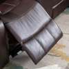 Salon en cuir 5 places avec fauteuils inclinables thumb 5