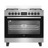 CUISINIERE BEKO 6FEUX 90X60 A GAZ + 2 PLAQUES CUISSON INOX thumb 2