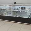 Vitrine exposition lumineuse noir blanc 2m métal verre thumb 4