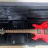 Guitare électrique rouge double pan manche bois clair thumb 1