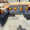 Canapé d'angle moderne gris anthracite 5 places thumb 1