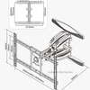 Support TV mural inclinable et pivotant V-Star 55" à 85" thumb 9