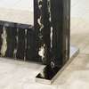 Table extensible bois noir design moderne 6-10 places thumb 3