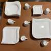 Ernesto service table porcelaine blanche motifs délicats thumb 3