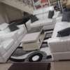 Ensemble canapé chic blanc similicuir 3-2-1 places thumb 10